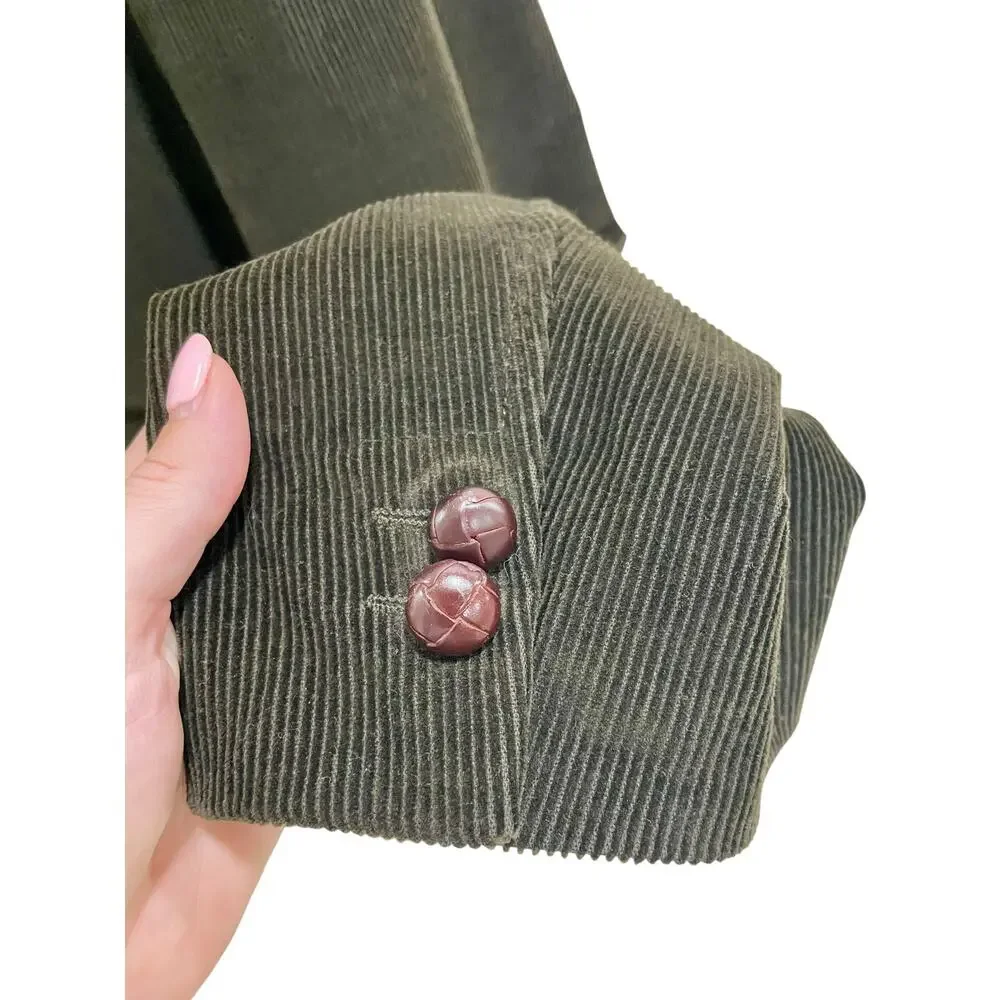 Banana Republic Vintage Dark Olive Green Corduroy Men’s Sport Coat XL